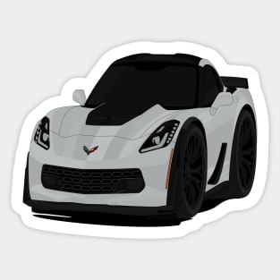 Z06 SILVER Sticker